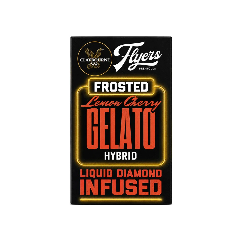 Claybourne Co. - 5 PACK FROSTED FLYERS - LEMON CHERRY GELATO .5G - CLAYBOURNE CO Main Image