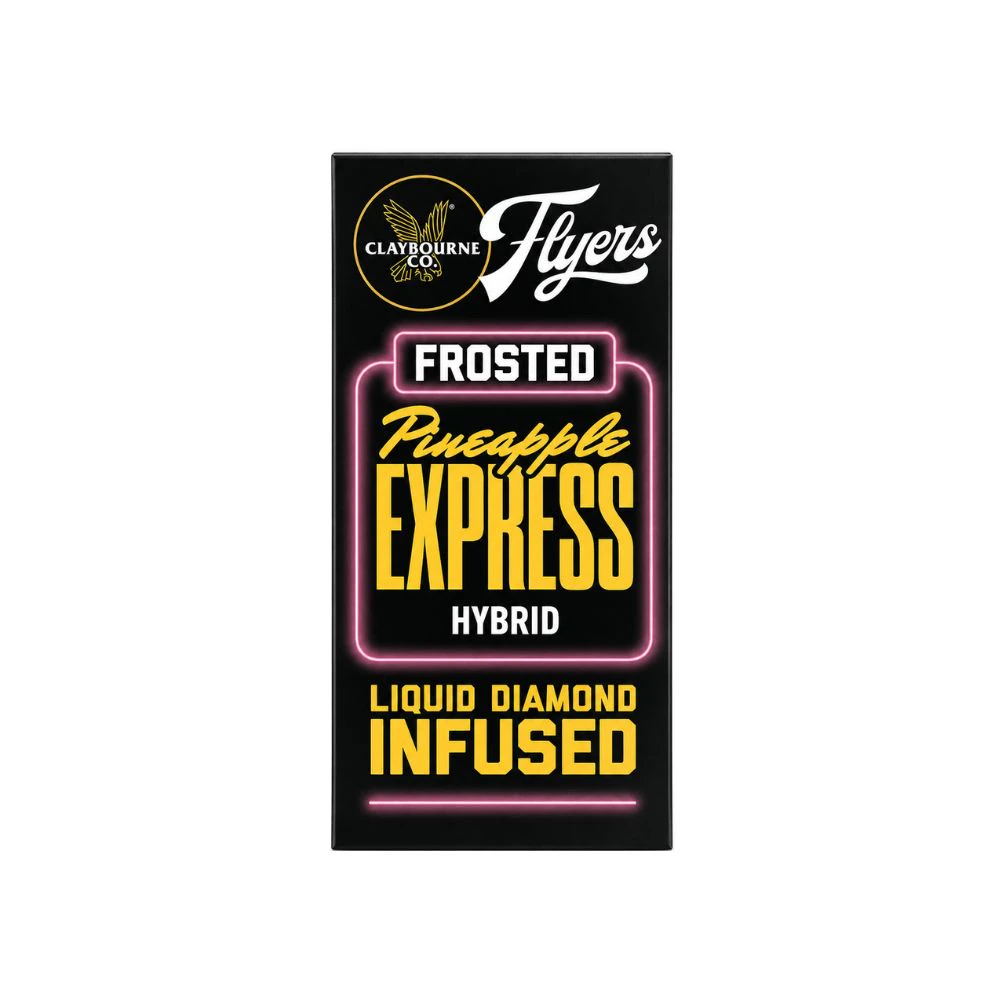 Claybourne Co. - 5 PACK FROSTED FLYERS - PINEAPPLE EXPRESS .5G - CLAYBOURNE CO Main Image