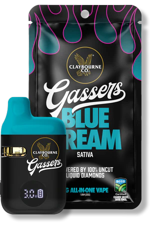Claybourne Co. - Claybourne Co | Gassers | Blue Dream | Sativa | AIO | Liquid Diamonds | 1g Main Image