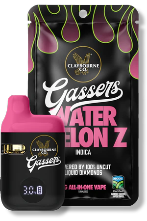Claybourne Co. - Claybourne Co | Gassers | Watermelon Z | Indica | AIO | Liquid Diamonds | 1g Main Image