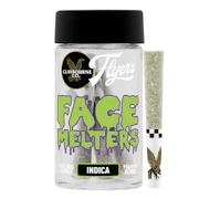 Claybourne Co | Flyers Blends | Face Melters | Indica | Pre-Rolls | 7pack | 3.5g