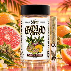 Claybourne Co. | Flyers Gold Cuts | Paradise Pomelo | 2.5g | 5ct