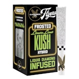 Claybourne Frosted Flyers Infused 5pk Prerolls 2.5g Lemon Lime Kush