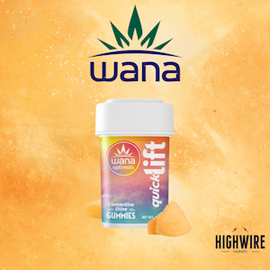 Wana Brands - Wana Quick Lift Gummies Clementine Shine 1:1:1 THC:CBG:THCV 50mg
