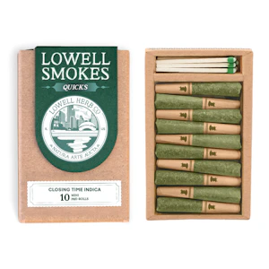 Lowell Farms - Lowell’s | 10pk Prerolls | Closing Time Indica Blend | 3.5g