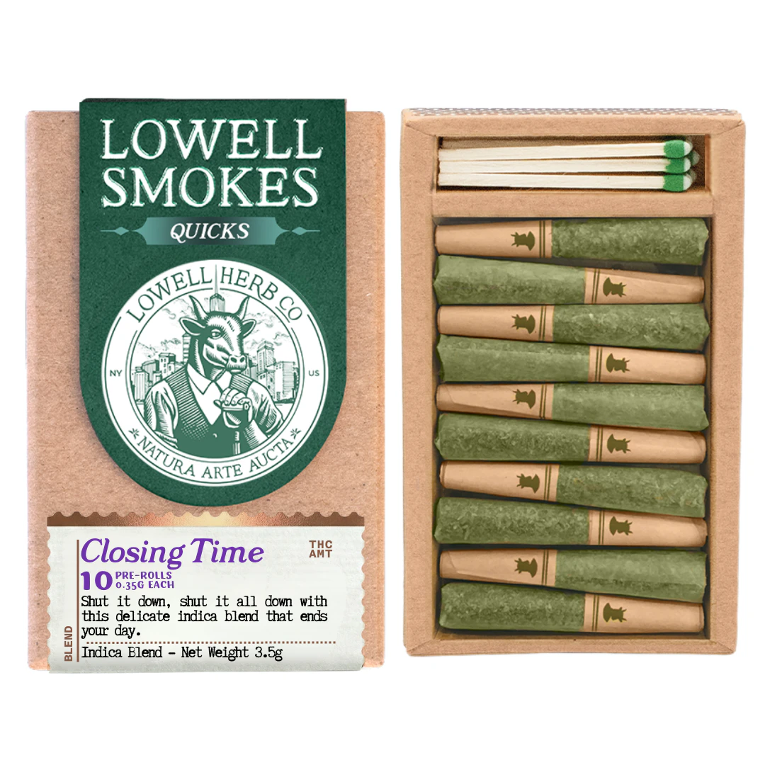 Lowell Herb Co. - Closing Time | Preroll | 0.35g x 10pk | Lowell Smokes Main Image