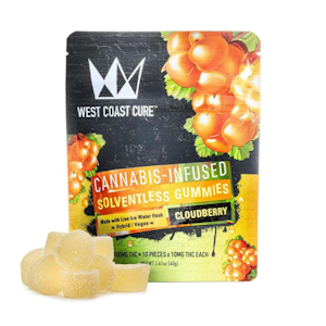 WEST COAST CURE - Cloudberry (H) | 10mg Live Ice Water Hash Gummies | West Coast Cure
