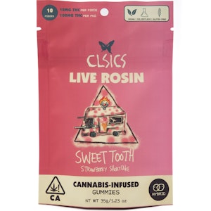 CLSICS - Sweet Tooth 100mg 10 Pack Live Rosin Gummies - CLSICS