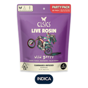 CLSICS - Party Pack - Wild Berry - Live Rosin Gummies - 100mg - 20pk