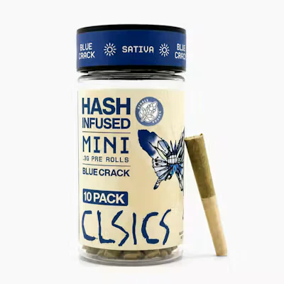 CLSICS - Clsics Hash Infused 10pk Prerolls 3g Blue Crack Main Image