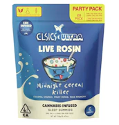 CLSICS | Midnight Cereal Killer | 20pk | Live Rosin CBN Gummies | 100mg