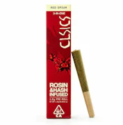 CLSICS | Red Opium | Trifecta Hash & Rosin Infused Pre-Roll | 1.2g