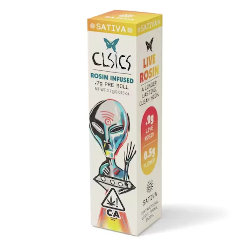 CLSICS - CLSICS | Blue Crack | Rosin Infused Pre-Roll | 0.7g Main Image