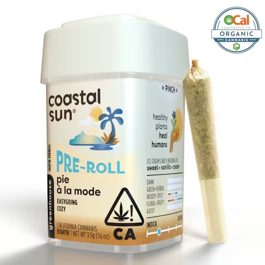 Coastal Sun | Ocal | Pie a la Mode | Pre-Rolls | 10pk