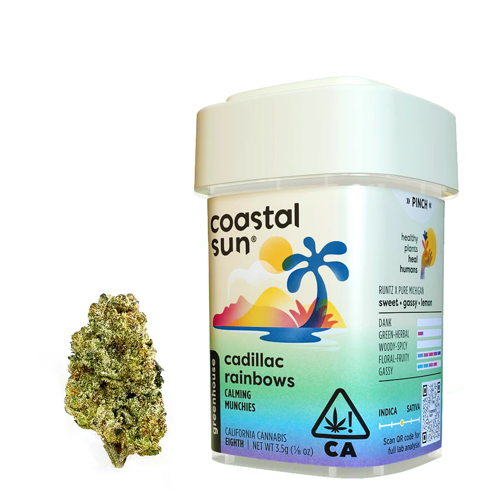 Coastal Sun - Cadillac Rainbows - Jarred (Eighth) Main Image