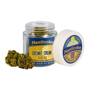 NANTICOKE - Nanticoke: Coconut Cream - 7G - Glass Jar Flower