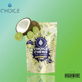 Choice Gummies Coconut Lime 200mg (Sativa)