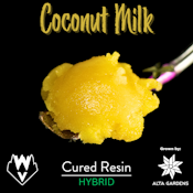 Coconut Milk, Cured Resin Badder
