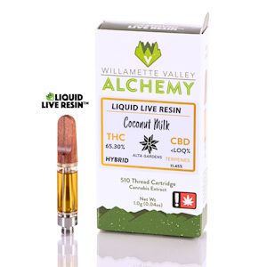 WILLAMETTE VALLEY ALCHEMY - Coconut Milk, Liquid Live Resin, 1g