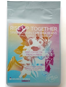 Housing Works Cannabis LLC - HWCC - Rise Up Together - Coffee Beans