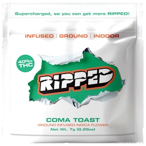 Ripped - Coma Toast | Infused Pre-ground Flower | 7g | Ripped