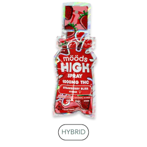 moods - Moods - Sublingual Spray - High Strawberry - Wellness - 1000mg