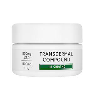 MARY'S MEDICINALS - Transdermal Compound - 1:1 CBD:THC - 500mg - Mary's Medicinals
