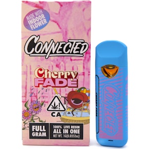 Connected - Cherry Fade 1g Live Resin Disposable Cart - Connected