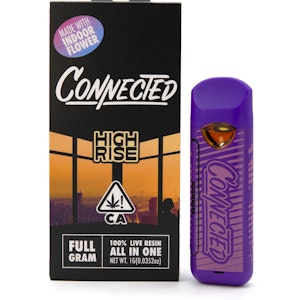 Connected - Highrise 1g Live Resin Disposable Vape - Connected