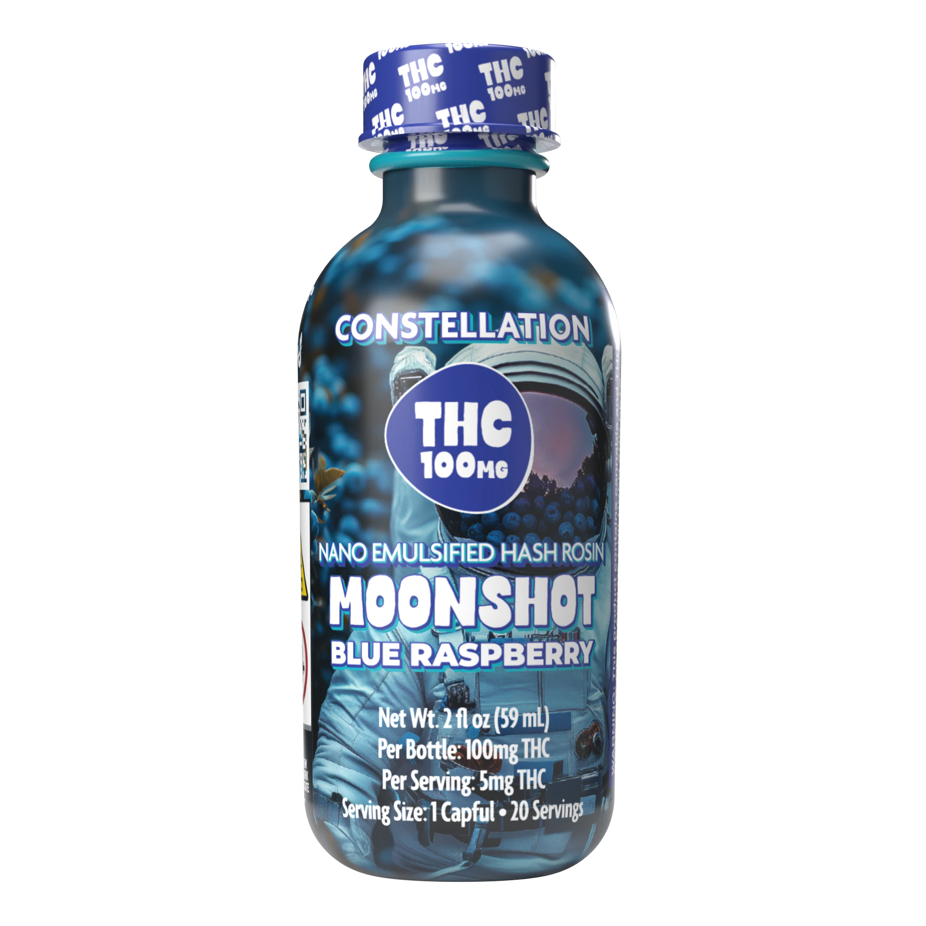 Constellation Moonshot - Moonshot | Edible | Rosin Shot - Blue Raspberry | 100mg Main Image
