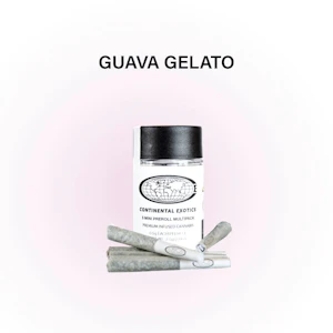 CONTINENTAL EXOTICS - Continental Exotics: Guava Gelato 0.5g Infused Pre-Roll 5pk