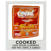 Cooked Cannabis Co. - Mandarin - Live Resin Gummies (50mg x 10pc)