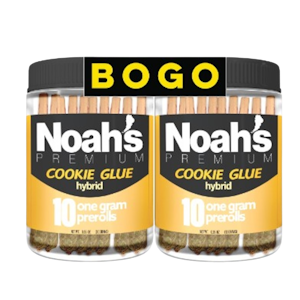 Noah's Premium - Cookie Glue (H) | 1g 10pk (2x BOGO) Prerolls | Noah's Premium