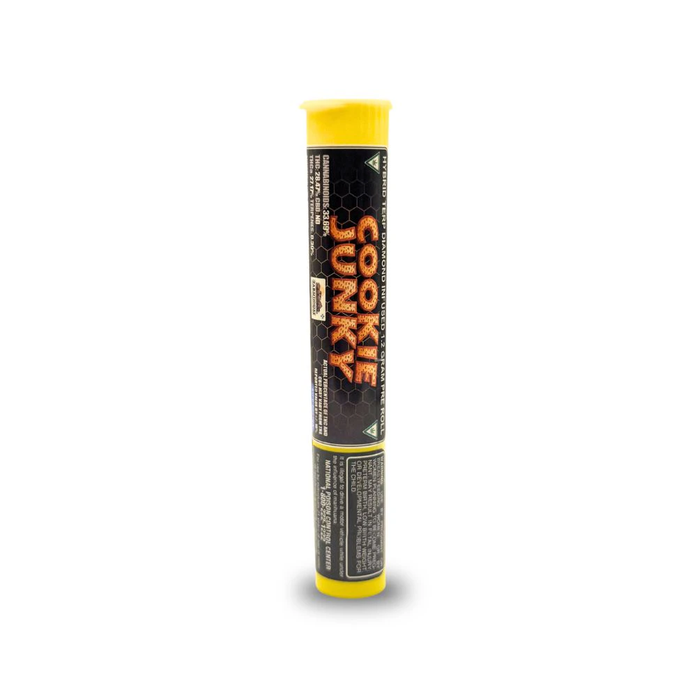 Cannabee Extracts - Cookie Junky 1.2g Terp Diamond Infused Preroll - CANNABEE EXTRACTS Main Image