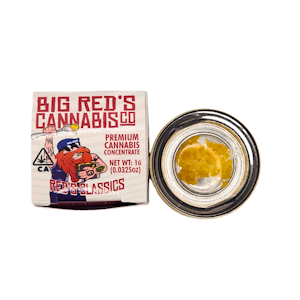 BIG RED'S CANNABIS CO - 1g Big Red's Classic - Cookie Pie 75%