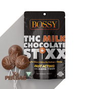 Milk Chocolate STIXX - Bossy - Chocolate Pops - 200mg