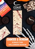 Value - Cookies & SCREAM White Chocolate Bar - 100mg - TBI