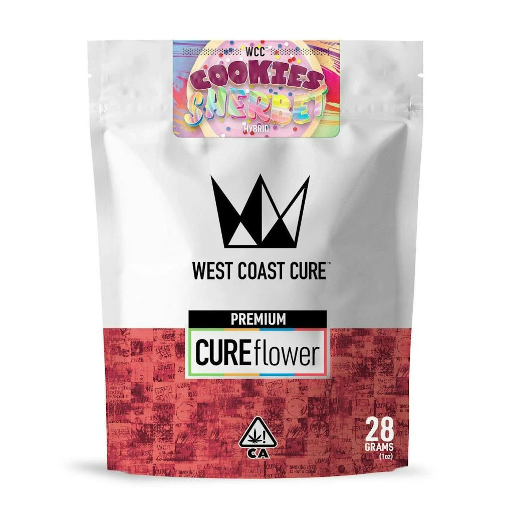 West Coast Cure - West Coast Cure Cookies Sherbet Premium Flower 28.0g Main Image