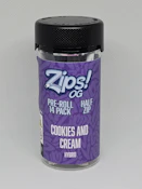Zips - Cookies and Cream - PreRolls - 14 x 1g