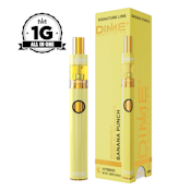 Banana Punch (H) 83.69% THC | Dime Industries | Signature Line 1g AIO
