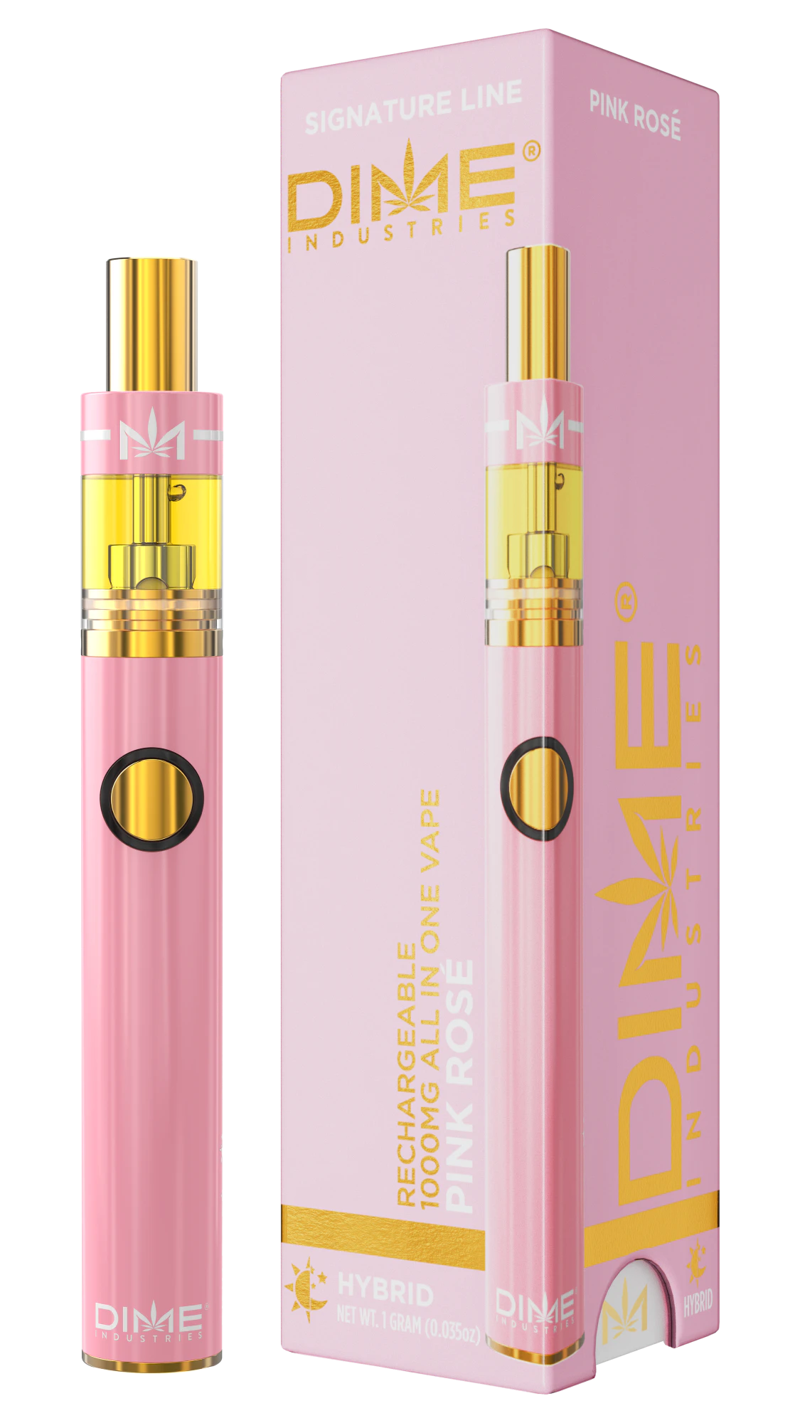 Dime Industries - Pink Rose (H) 84.69% THC| Dime Industries| Signature Line 1g AIO Main Image
