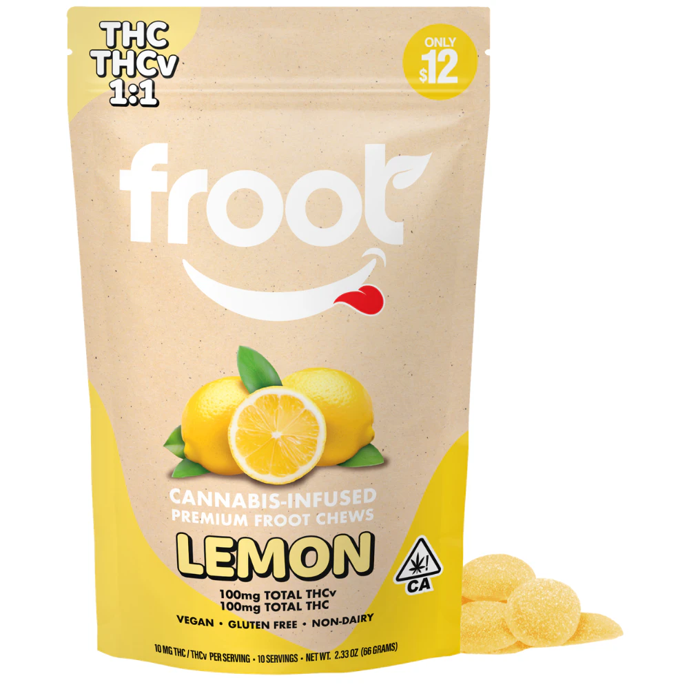 Froot - Froot - Lemon THCV - Gummy - 100mg Main Image