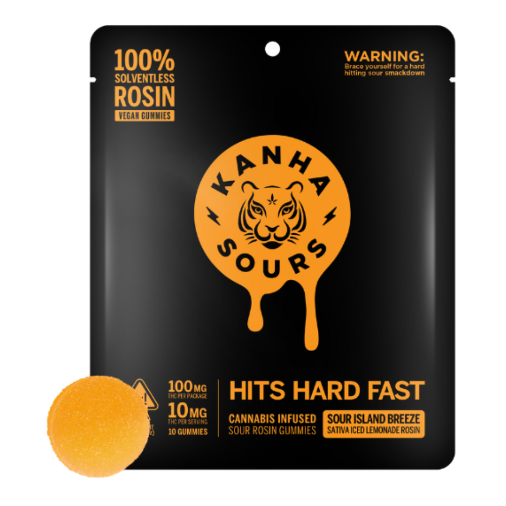 Kanha - Nano Sour - Island Breeze Rosin (S) - Gummy - 100mg