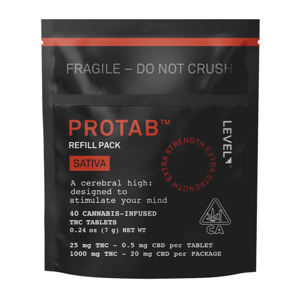 LEVEL - Level Protab - Refill - Sativa - Tablets - 40pk - 1000mg Main Image