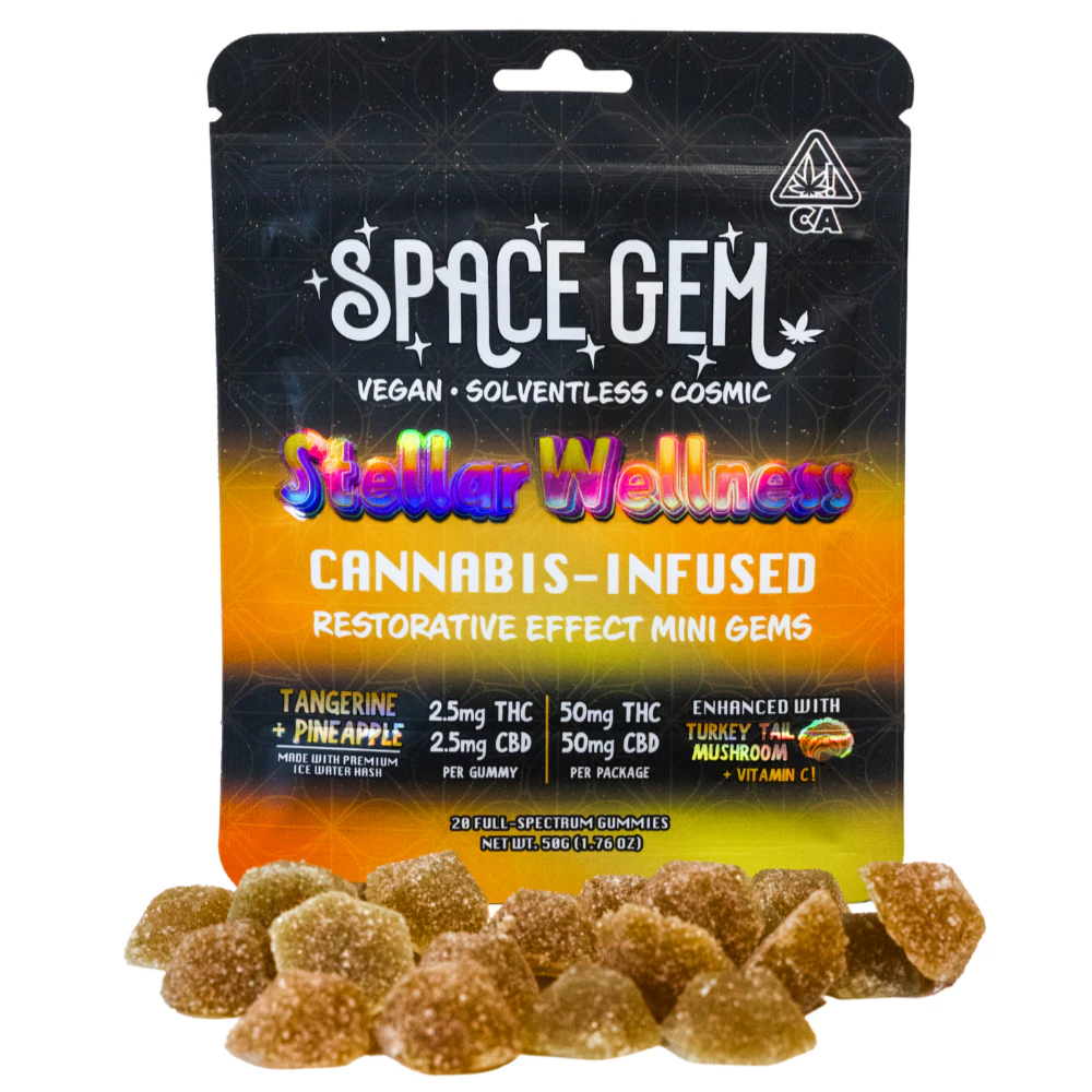 SPACE GEMS - Space Gems - Stellar Wellness CBD:THC 1:1 - 20pk - 100mg Main Image