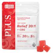 Plus - Tart Cherry - 20:5:1 THC:CBD:CBG - Gummy - 520mg