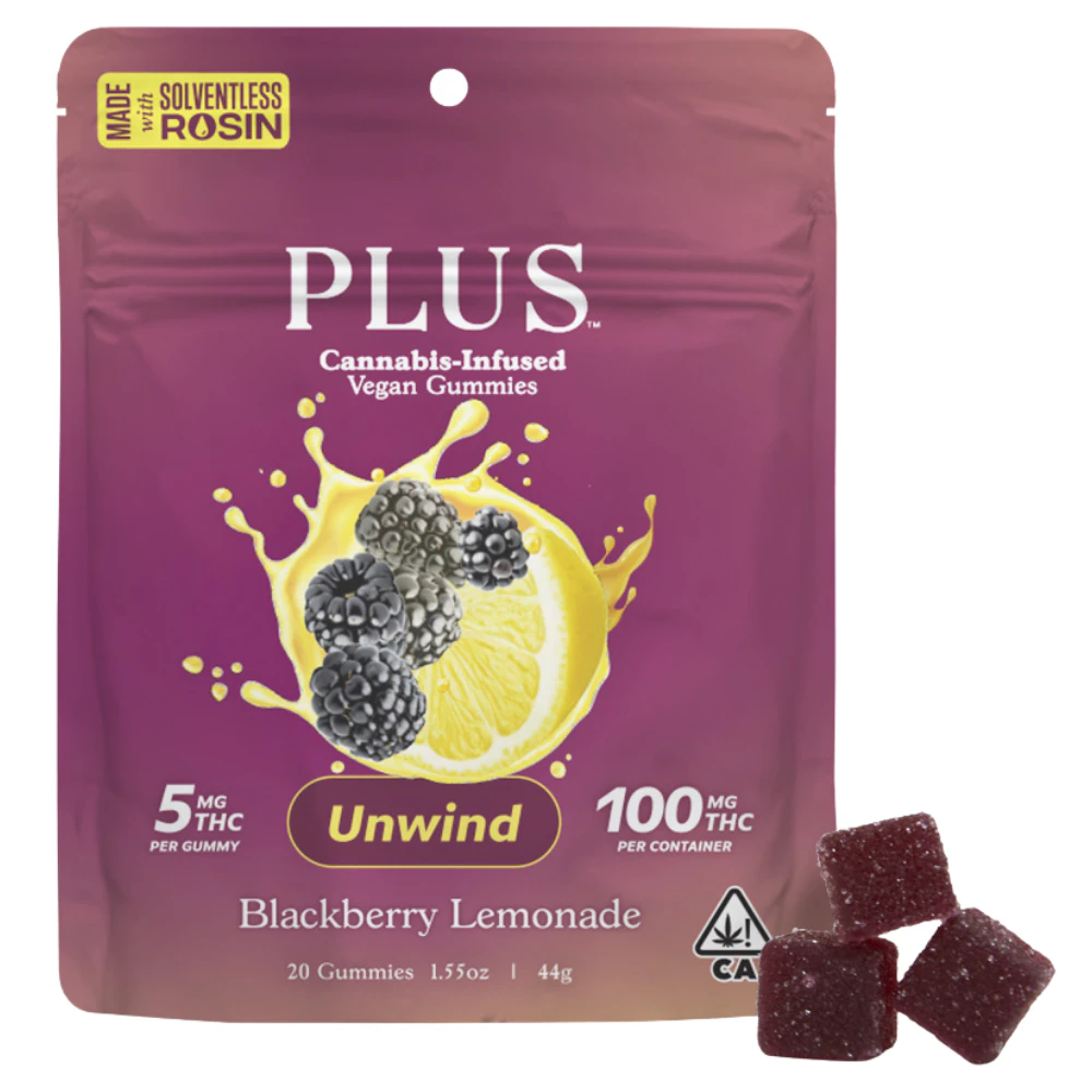 Plus - Plus - Blackberry Lemonade (I) - Gummies - 100mg Main Image