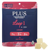 Plus - Lychee - 1:2:3 THC:CBN:CBD - Sleep Gummy - 20pk