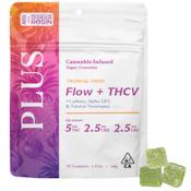 Plus - Flow Tropical Twist - 5:2.5:2.5 THC:THCv:CBC - Gummy - 200mg