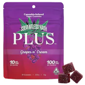 Plus - Grapes n Cream (I) - Gummy - 100mg